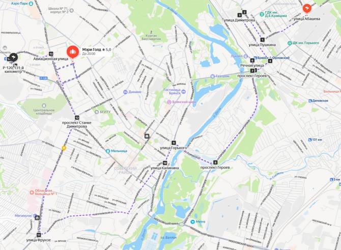С 1 июля в Брянске по проспекту Героев запускают автобусный маршрут