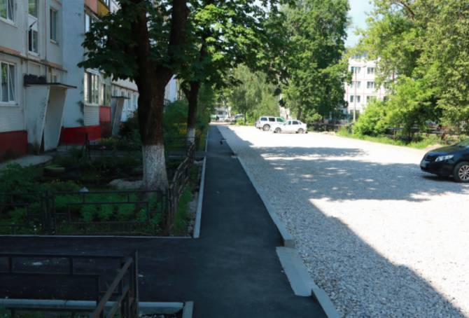 В Брянске начался ремонт дворов на улице Орловской