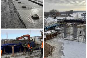 В Брянске завершаются работы на восьмом пролете Славянского моста