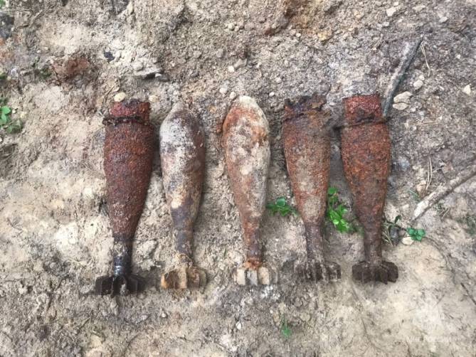 Возле навлинского села Ревны нашли 5 минометных мин