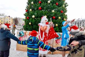 В Брянске открыли главную новогоднюю ёлку Фокинского района
