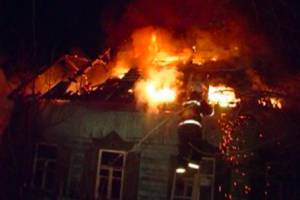 В Дятьковском районе сгорел частный дом