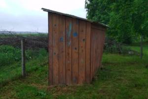 В брянском селе школьников оставили без теплых туалетов