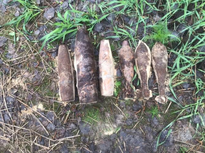 В Навлинском районе нашли 2 артиллерийских снаряда и 4 мины