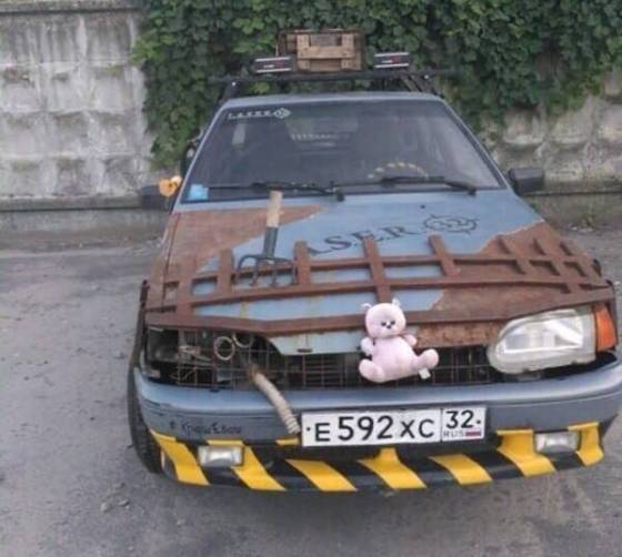 В Брянске сняли на фото автомобиль «Безумного Макса»