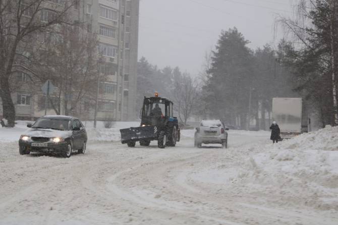 В Брянской области создали штаб по борьбе со снегопадом и морозами