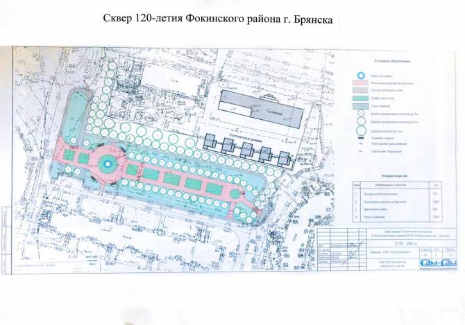 Брянцам показали дизайн-проект сквера имени 120-летия Фокинского района