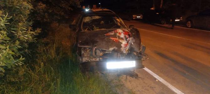 Под Карачевом водитель Audi врезался в дерево и сломал плечо 18-летней девушке