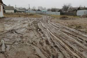 Жители Стародуба увязли в грязевом болоте в частном секторе