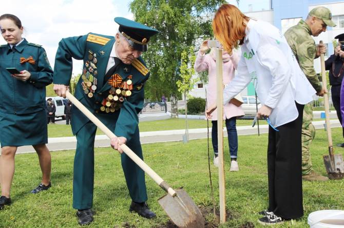 В Брянске возле мемориала «Круговая оборона» появился «Сад Памяти»