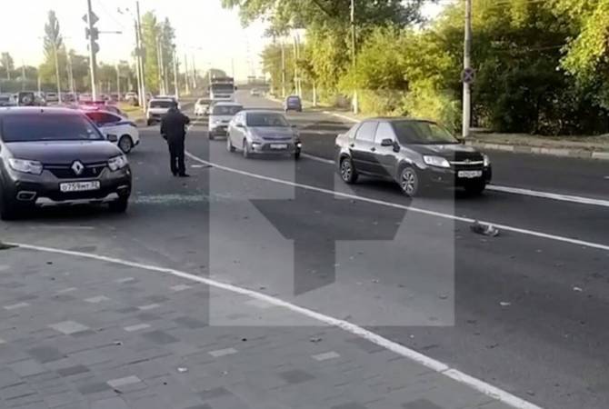 Упавший украинский беспилотник повредил остекление вокзала «Брянск-I» и автомобили