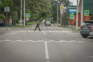 В Бежицком районе Брянска отремонтировали участок улицы Камозина