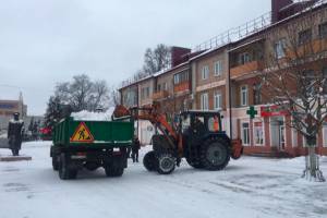 За три дня с улиц Брянска вывезли 3260 тонн снега