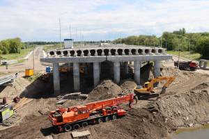 В Брянске строительство Славянского моста выполнено на 97,5%