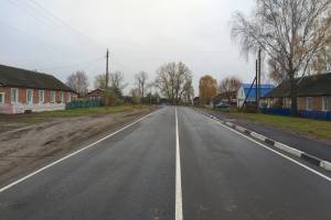 В Брянской области завершили реконструкцию сельских дорог