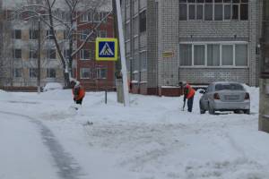 В Брянске власти пожаловались на нехватку рабочих рук для уборки снега