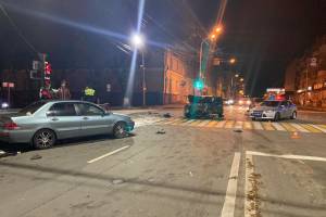 В Брянске жуткое ДТП на площади Ленина устроил пьяный водитель