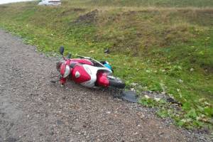 В Клинцах 14-летний подросток разбился на скутере