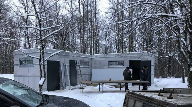 В брянском парке «Соловьи» при установке туалета повредили лыжную трассу