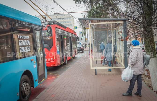 В Брянске капремонт улицы Красноармейской завершается монтажом новых остановок
