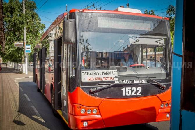 В Брянске 28 марта изменится маршрут троллейбуса №13