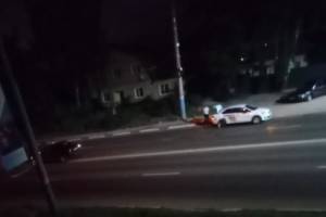 В Брянске на Городищенской горке ночью случилось ДТП