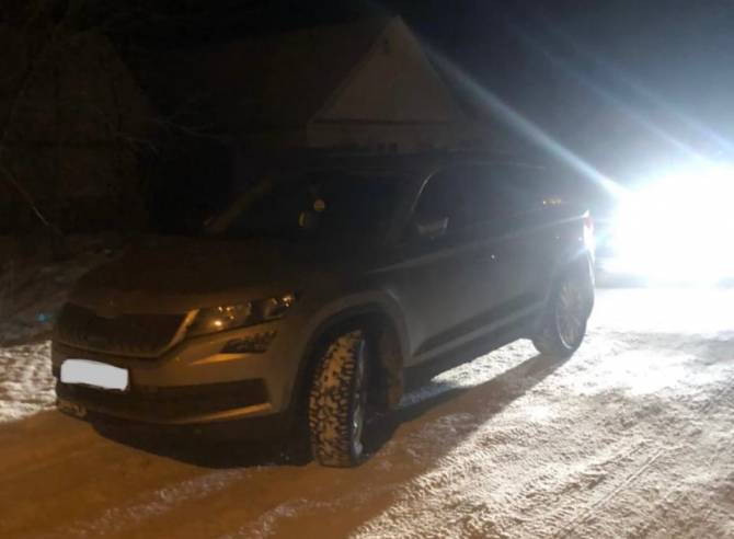 Ночью по Новозыбкову гонял пьяный водитель Skoda без прав