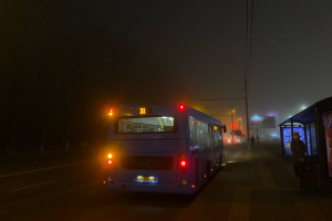 К вечеру Брянск накрыл густой туман