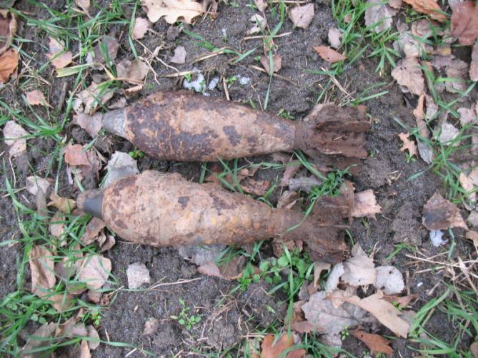Под Навлей в лесу нашли 2 мины времён войны