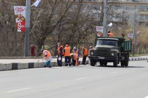 В Брянске началась масштабная уборка города ко Дню Победы