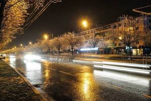 На Брянск вечером обрушился ледяной дождь