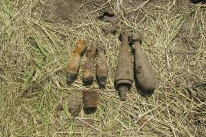 Под Севском нашли мины и гранаты 