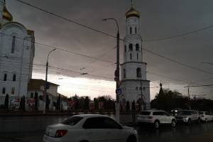 На Брянск обрушился сильнейший ливень