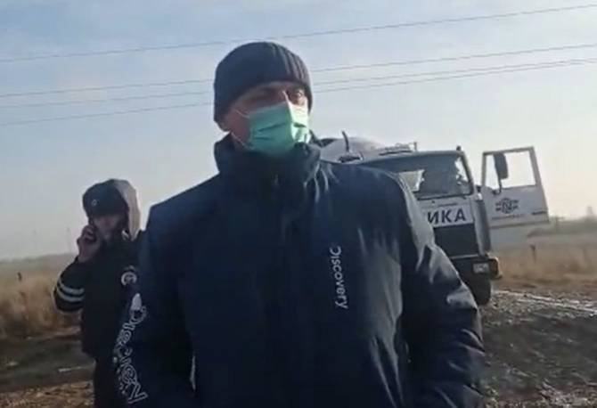 В брянском селе экс-полицейский встал на охрану стройки «Мираторга» 