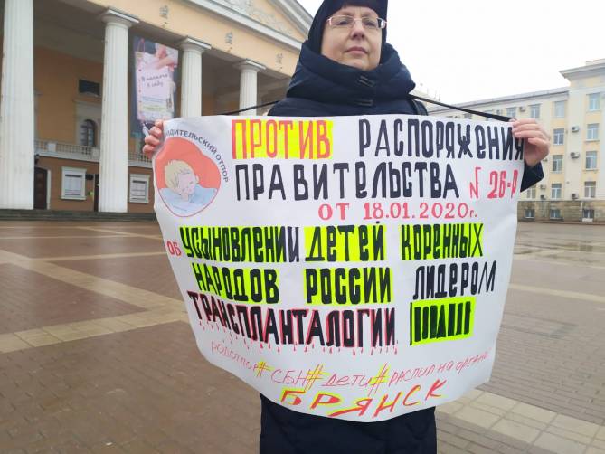 В Брянске провели пикеты против закона о домашнем насилии 