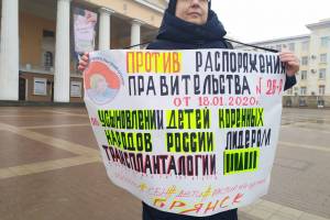 В Брянске провели пикеты против закона о домашнем насилии 
