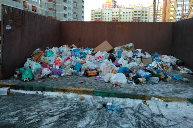 По всему Брянску таинственно пропадают мусорные контейнеры