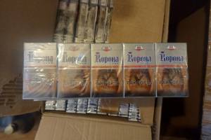 В Брянске у бизнесмена изъяли почти 2 тысячи пачек белорусских сигарет