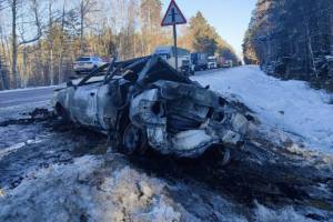 В Брянске осудят водителя за жуткую смерть пассажирки в горящей Audi 