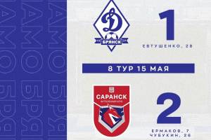 Брянское «Динамо» проиграло «Саранску» из Мордовии