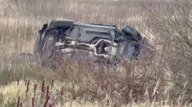 На брянской трассе перевернулся Infiniti: погиб 54-летний пассажир