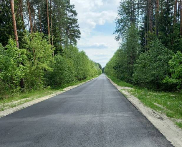 В Брянской области завершается ремонт трассы «Свень-Пятилетка Хутор Бор»