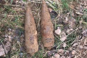 В брянском посёлке Сеща нашли два артиллерийских снаряда