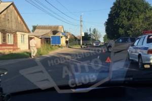В Новозыбкове водитель мотоцикла протаранил внедорожник Honda