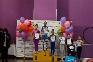 Брянские гимнастки привезли 11 медалей с «Небофеста»