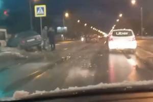 В Брянске сотрудники транспортной полиции попали в пьяное ДТП