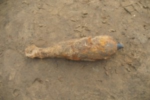В Жуковском районе в реке нашли минометную мину