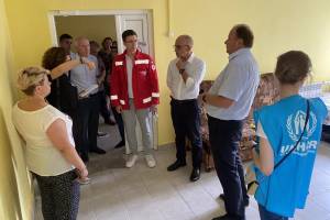 В Брянске пункт временного размещения беженцев из Донбасса посетили представители ООН