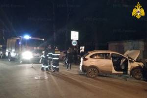 В вечерней аварии в центре Брянска пострадал человек