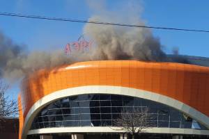 В Брянске у «Аэропарка» заметили клубы дыма